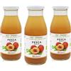 Agricola Miglioretti Succo di pesca 100% Biologico 3X 200ml, Spremuta a Freddo senza Zuccheri Aggiunti - Prodotto Italiano Naturale e Dissetante