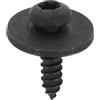 Restagraf Viti a Lamiera a Testa Cilindrica Bombata con Rondella a Scudo e Carter di Aile/Parafango per Veicoli Renault in Busta, 4,2 mm x 16 mm, Zinco Nero, Confezione da 50