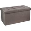 ATMOSPHERA CREATEUR D'INTERIEUR Maison Futée - Panca con cassapanca, colore: Talpa