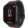 TECHMADE Ac MIlan Smartwatch, orologio digitale, schermo rettangolare full touch, chiamate, notifiche, funzione SOS, sport, compatibile con IOS e android (Milan 2)