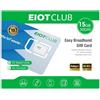 EIOTCLUB SIM Dati Prepagata 15GB 30 Giorni, Router Sim Solo Dati, Senza Contratto, 5G/4G LTE, Compatibile con Router, Hotspot, Tablet, PC, Copertura in 33 Paesi Europei