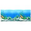 POPETPOP Sfondo Acquario - Sfondo Adesivo Acquario 3D Carta da Parati Adesiva Biadesiva Sfondo Sott'Acqua