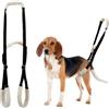 Duuclume Pettorina di supporto per cani per zampe posteriori, supporto per gambe posteriori del cane, supporto per sollevamento gambe posteriori con manico e tracolla, cintura di assistenza per la