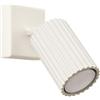 Sollux Lighting Lampada Da Parete Applique Da Parete In Alluminio 1 Paralume 8 x 16 x 16 cm Karbon Beige