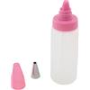 Zenker Dispenser per Condire Doppio, Plastica, Trasparente/Rosa