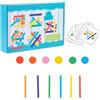 Helweet Giochi Montessori, Giocattoli Montessori per Bambini, Giocattolo Educativo, Giochi Educativi Prescolari, Puzzle Montessori, Giochi Bambini, Giochi Incastri in Legno per Bambin, Giocattoli di Legno