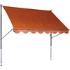 Angerer Freizeitmöbel GmbH Tenda da Sole a Morsetto Standard, Montaggio Senza Fori e tasselli, Ideale per Appartamenti in affitto (Terra, 200 cm)