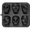 RoseFlower Teschio in silicone per Halloween, 3D Pirata Cranio a Forma di Cubetto di Ghiaccio in Silicone Skull, Ghiaccio Stampo, Stampo da Forno, per Whisky, Cocktail e Gelatina, Torta Mousse