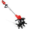 WingFly Motozappa Elettrica per Batteria Makita 18V, Motozappa a Batteria con Schermo LED, Altezza Regolabile, larghezza di lavoro 30 cm, profondità di lavoro 22 cm, per Giardini e Cortili (senza batter)