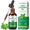 Bibonse Olio di origano 60ml, Oregano oil olio di origano olio essenziale origano, aceite de oregano con olio d'oliva per supporto immunitario e salute dell'intestino, Ingredienti Naturali