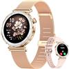 CIVO Smartwatch Donna Orologio Chiamate: Bluetooth Compatibile Android iOS Smart Watch - Fitness Tracker Contapassi Impermeabile Orologi Sportivo Donna