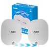 KuWFi N650 Punto di accesso esterno, wifi extender esterno 5.8Ghz, 8-10KM Access point wif 900Mbps, porta Gigabit WAN/LAN, 48V PoE con antenna wif da esterno 17dBi per Starlink Router/Telecamera