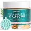 SHVYOG Scrub per Il Cuoio Capelluto, Biotina E Acido Salicilico Esfoliante per La Crescita Dei Capelli, Capelli Grassi E Secchi Con Forfora, Previene La Caduta Dei Capelli, Nutriente Antiforfora