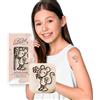 Ladot tatuaggio temporaneo, stampaggio pietra, mouse