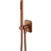 Mariner Oasy set doccetta con presa d'acqua e supporto doccetta, OAS3000-RS, Oasy rame opaco vintage [Rubinetteria Bagno > Set Doccia]