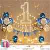 RumonZS Lampada LED Numero 1 Insegna Neon USB in Acrilico Decorazione Compleanno Buon compleanno Decorazione Tavolo Festa Decorazione LED per Bar Compleanno 18 Anni Decorazione da Parete per Interni