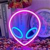 UExnkj-Y Aliene Neon Insegna al Neon Alieno Alimentazione a Batteria o USB LED Aliene Per la Camera Natale Festa di Matrimonio Bar Decorazione per le Vacanze Luci al Neon Aliene