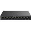 MERCUSYS Switch Mercusys MS110CP 10 porte 8x 10/100Mbps 2x Gigabit con 8x PoE+ Nero [MS110CP]