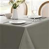 Softalker Tovaglia Antimacchia 80x80cm Grigio Tovaglie con motivo a righe Jacquard Centrotavola Elegante Piccola da Esterno Tovaglie di pasqua per decorare Picnic, Feste, Compleanno, Cucina, 1 Pezzo