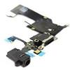 Smartex Connettore di Ricarica Compatibile con iPhone 5C Nero - Dock Charging Flex di Ricambio con Parti elettriche per Microfono, Antenna, audiojack, Tasto Home