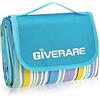 GIVERARE Coperta da spiaggia da picnic, XL Sandfree impermeabile, coperta da campeggio per esterni, ad asciugatura rapida, tappetino da picnic portatile extra large per viaggi, escursioni, festival