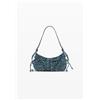 Desigual Borsa media in denim intrecciato