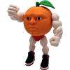 Genérico Statuetta articolata Udin Din Dun - Arancio Mazzato di Brainrot Italian Memes - Bambola Mazze Brainrot Italiane - Giocattolo snodato Arancione Caches Memes - Brrr Patapim - Tralalero - Tung Tung