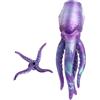 AMAZBEE 3 in 1 Masturbatore Monster Anal Plug Pene in silicone Stroker 3D Texture realistica Masturbazione maschile Silicone Tentacolo Dildo Femminile (Octopus)