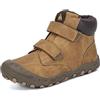 Mishansha Invernali Scarpe Ragazzi Caloroso Scarpe da Trekking Inverno Stivali per Bambine e Ragazze Marrone 29 EU
