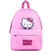 Hello Kitty Sanrio Zaino Bambina con Tasca Frontale Cerniera Kawaii Kuromi Zaini Scuola Viaggio Anime Regalo Ragazza (Rosa Hello Kitty)