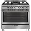 Glem Gas ST965MI cucina Elettrico Cromo, Acciaio inox