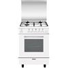 Glem Gas A654VX cucina Elettrico/Gas Bianco