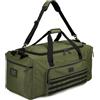 TONRUYN 120L Borsone da Viaggio Grande Borsa Palestra per Uomo Donna Borsoni Sportivo Resistente Extra Grandi XL con Tracolla per Viaggi, Campeggio, Sport, Verde