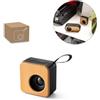 hi!dea™ Cassa bluetooth portatile da 3W in bambù e ABS riciclato MAYER personalizzate o neutre