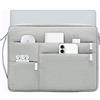 HYZUO 14-15 Pollici Borsa per Laptop con Maniglia Laterale per MacBook Air 15 M4 M3 M2, MacBook Pro 15, 15" Surface Laptop, XPS 14/15 Plus, 14" HP Dell Lenovo ThinkPad Asus Acer, Grigio Chiaro