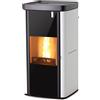 Girolami Stufa policombustibile Girolami Soft 26 bianca 24 kW idro + kit acs 7015