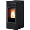 Italiana Camini Stufa a pellet Italiana Camini Yulia 7 kW ad aria grigio antracite 810980