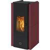 EK63 Stufa a pellet EK63 ZONE80 - gruppo Edilkamin - 7,6 kW ad aria Bordeaux 813130