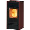 Italiana Camini Stufa a pellet Italiana Camini Piro2 7 kW ad aria bordeaux 809820