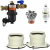accessori climamarket.it Kit installazione caldaia Immergas con defangatore - dosatore polifosfati - neutralizzatore condensa - scarico fumi sdoppiato SPKS-500