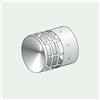 Fondital Terminale di scarico o di aspirazione controvento ø 60 mm f (alluminio) 6YTERCON00