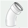 Fondital Curva per tubo 45° ø 60 mm m/f (bianco) 6YCURSDO03
