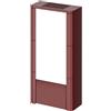 Cadel Rivestimento in maiolica colore rosso per stufa a pellet Idro River CADEL 6921008
