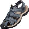 Lvptsh Sandali Sportivi Uomo Cuoio Estivi Trekking Sandali da Mare All'aperto Spiaggia Pescatore Antiscivolo,Nero3,EU46