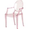 Kartell - Poltrona bambini Kids - Rosa - policarbonato - Designer Philippe Starck