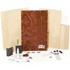 Meinl Percussion Deluxe Cajon Kit - Drum Box Grande Fai da Te - Include arnesi - Superficie di Suono in Radica (DMYO-CAJ-BU)