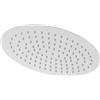 Parama Soffione doccia ovale 30x20cm in acciaio inox cromato orientabile