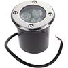 Foyou Faretto incasso led 3w luce fredda segnapasso esterno calpestabile casa giardino