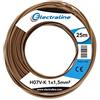 Electraline 15082 Cavo N07V-K, Sezione 1x1.5 mm, 25 mt, Marrone