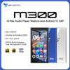 HiBy Digital M300 Android 13 Lettore musicale MP3 Audio HiFi Bluetooth WiFi USB DAC DSD Radio FM Doppio microfono Altoparlante incorporato IPS 29 ore